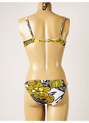 Maillot de bain 2 pièces stretch haut soutien-gorge emboitant orange BANANA MOON femme