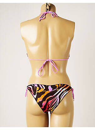 Maillot de bain 2 pièces stretch haut soutien-gorge avec mousse de rembourrage amovible violet BANANA MOON femme