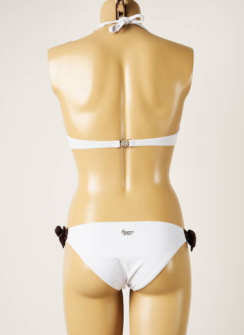 Maillot de bain 2 pièces blanc BANANA MOON pour femme