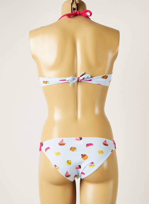 Maillot de bain 2 pièces bleu BANANA MOON pour femme