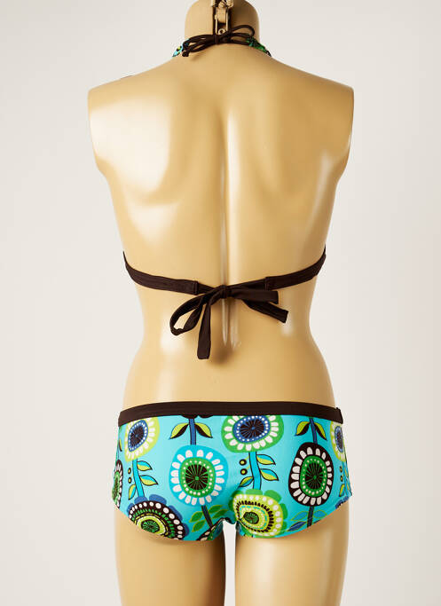 Maillot de bain 2 pièces bleu BANANA MOON pour femme