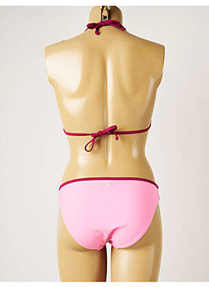 Maillot de bain 2 pièces stretch haut triangles violet BANANA MOON femme