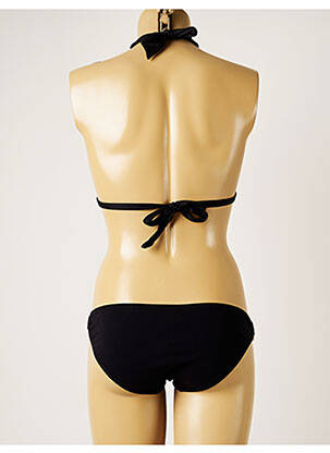 Maillot de bain 2 pièces stretch haut soutien-gorge avec mousse de rembourrage amovible noir BANANA MOON femme