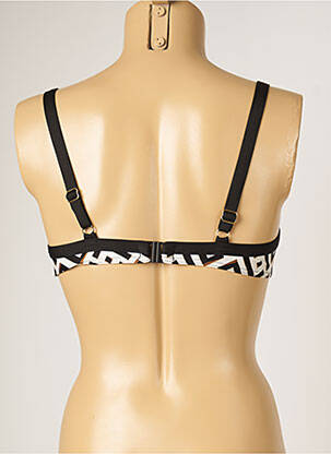 Haut de maillot de bain stretch noir LIVIA femme