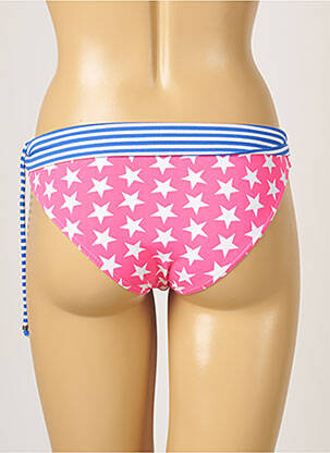 Bas de maillot de bain imprimé fantaisie culotte rose BANANA MOON femme