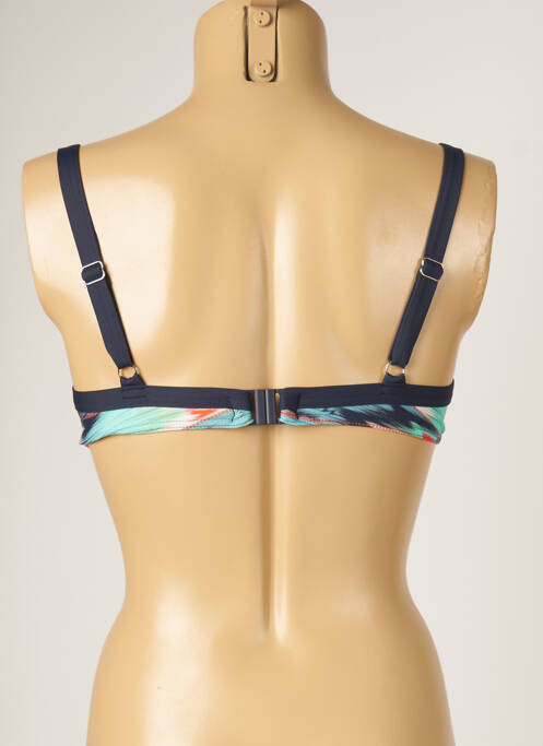 Haut de maillot de bain bleu LIVIA pour femme