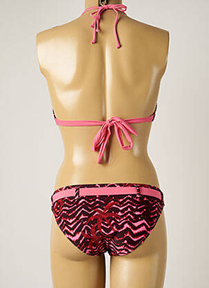 Maillot de bain 2 pièces stretch haut triangles rose BANANA MOON femme