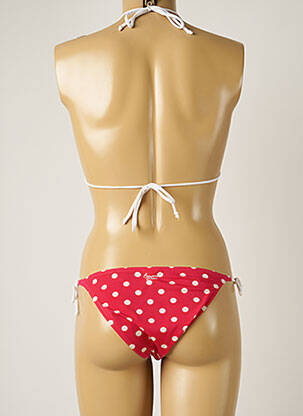 Maillot de bain 2 pièces stretch haut triangles rose BANANA MOON femme