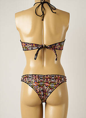 Maillot de bain 2 pièces stretch haut bandeau noir BANANA MOON femme
