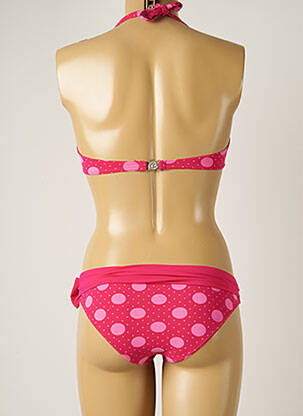 Maillot de bain 2 pièces stretch haut soutien-gorge emboitant rose BANANA MOON femme
