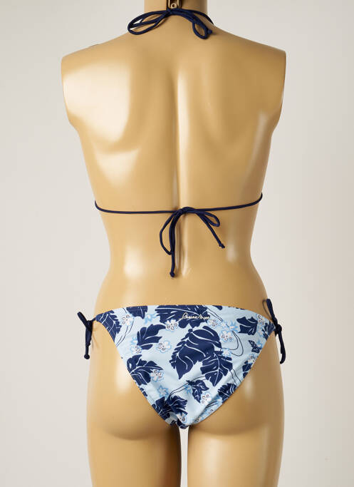 Maillot de bain 2 pièces bleu BANANA MOON pour femme