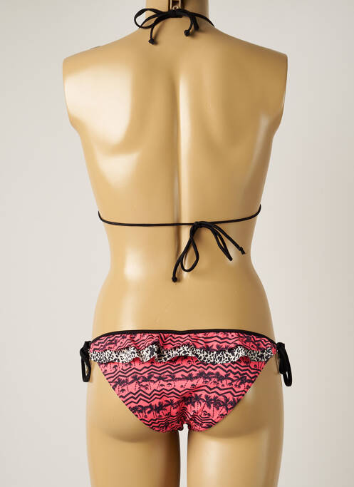Maillot de bain 2 pièces stretch haut triangles rose BANANA MOON femme