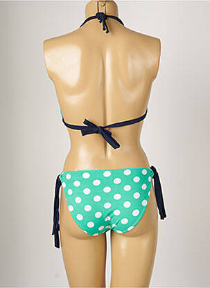 Maillot de bain 2 pièces stretch haut soutien-gorge moulé vert BANANA MOON femme