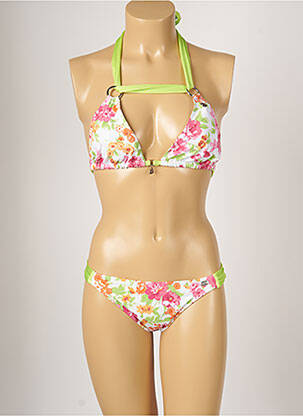 Maillot de bain 2 pièces stretch rose BANANA MOON femme