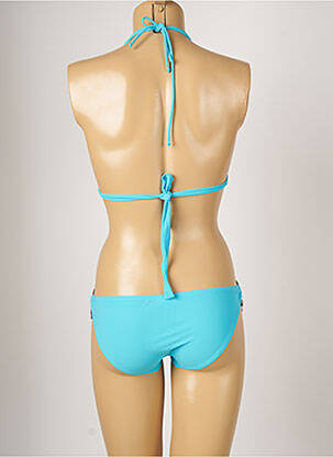 Maillot de bain 2 pièces stretch haut triangles bleu BANANA MOON femme