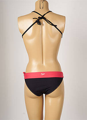 Maillot de bain 2 pièces stretch haut triangles noir BANANA MOON femme