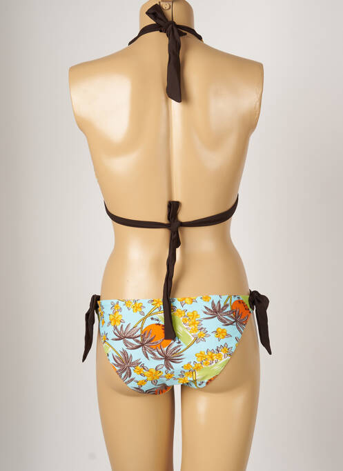 Maillot de bain 2 pièces bleu BANANA MOON pour femme