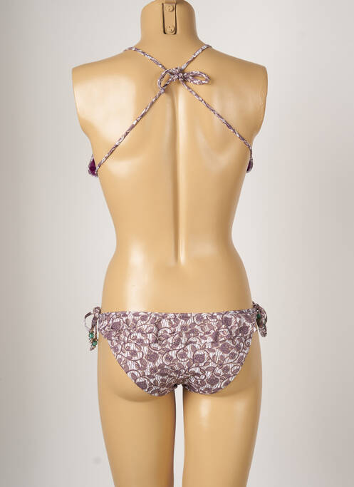 Maillot de bain 2 pièces violet BANANA MOON pour femme