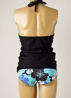 Tankini bretelles élastiquées noir BANANA MOON femme