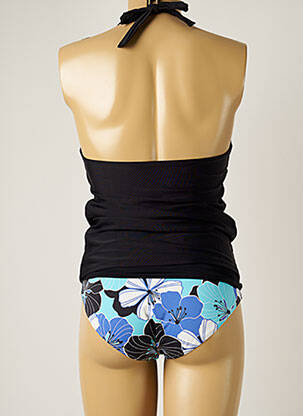 Tankini bretelles élastiquées noir BANANA MOON femme