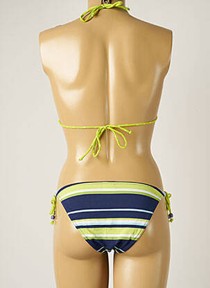 Maillot de bain 2 pièces stretch haut soutien-gorge balconnet bleu BANANA MOON femme