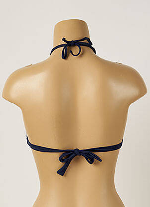 Haut de maillot de bain stretch haut soutien-gorge emboitant bleu BANANA MOON femme
