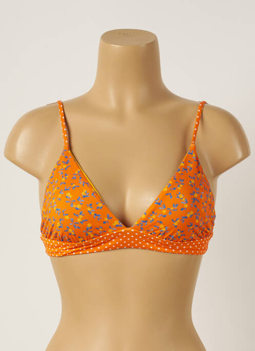 Haut de maillot de bain orange BANANA MOON pour femme