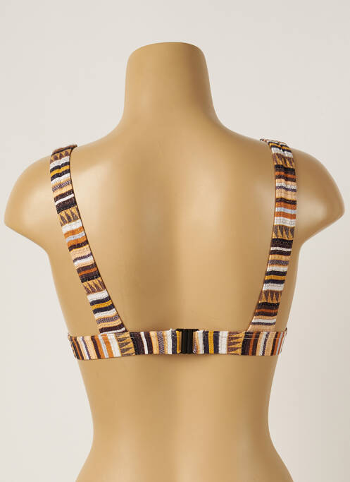 Haut de maillot de bain marron BANANA MOON pour femme