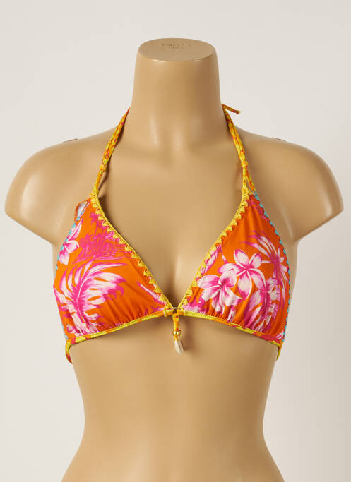 Haut de maillot de bain orange BANANA MOON pour femme