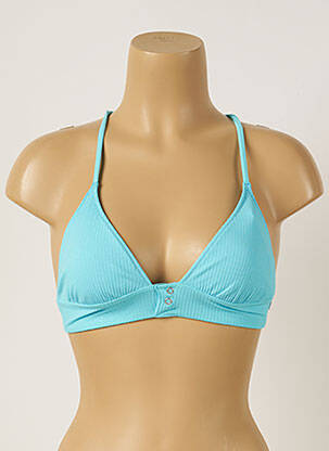 Haut de maillot de bain stretch haut triangles bleu BANANA MOON femme