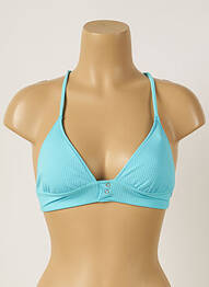Haut de maillot de bain stretch haut triangles bleu BANANA MOON femme