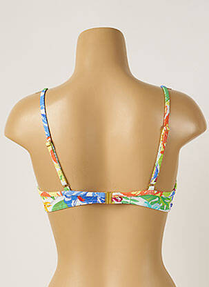 Haut de maillot de bain haut soutien-gorge moulé haut soutien-gorge moulé bleu LIVIA femme