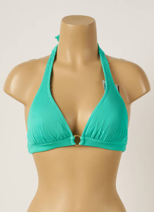 Haut de maillot de bain haut soutien-gorge moulé haut soutien-gorge moulé bleu LIVIA femme