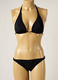 Maillot de bain 2 pièces stretch haut soutien-gorge moulé noir BANANA MOON femme