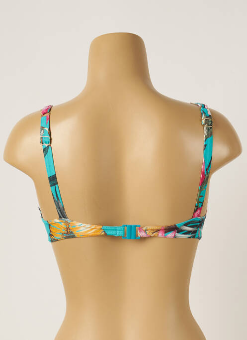 Haut de maillot de bain bleu LIVIA pour femme