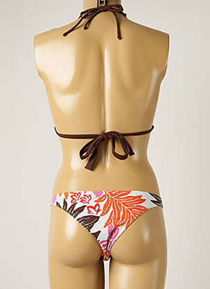Maillot de bain 2 pièces stretch haut triangles rose BANANA MOON femme