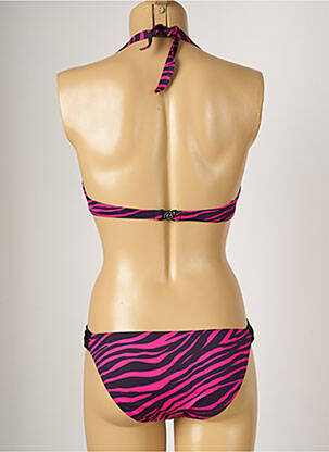 Maillot de bain 2 pièces stretch haut soutien-gorge emboitant rose BANANA MOON femme