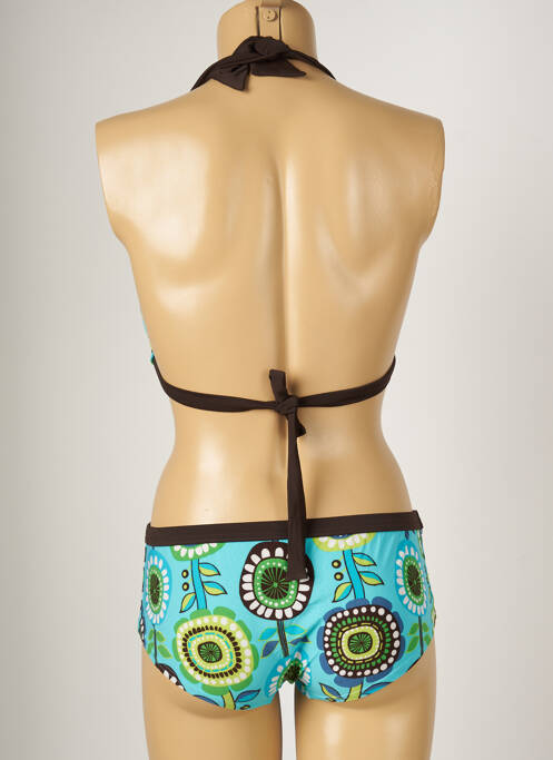 Maillot de bain 2 pièces bleu BANANA MOON femme