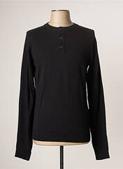 Pull noir JACK & JONES pour homme seconde vue