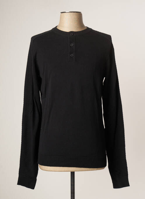 Pull noir JACK & JONES pour homme