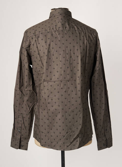 Chemise manches longues gris JACK & JONES homme