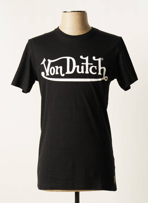 T-shirt noir VON DUTCH pour homme