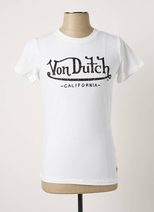 T-shirt blanc VON DUTCH pour femme