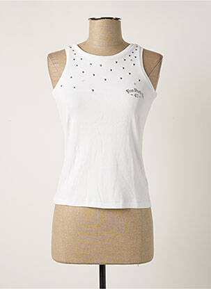 Débardeur blanc VON DUTCH pour fille