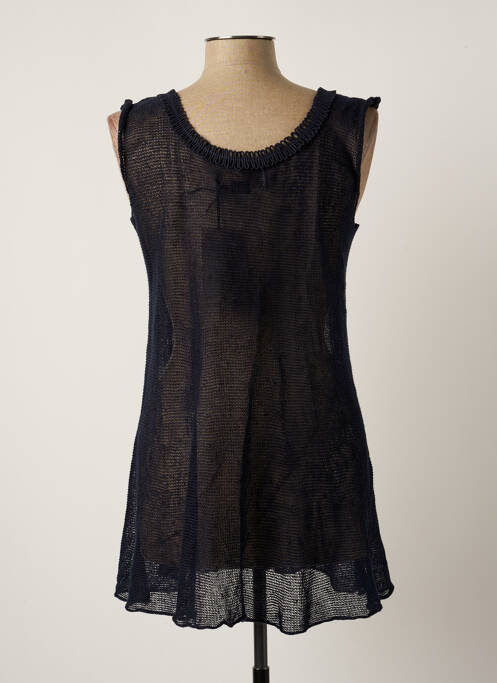 Pull tunique bleu ZUZA BART pour femme