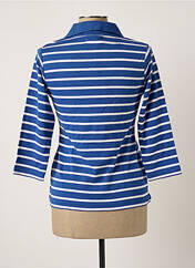 Polo bleu ALLO'CÉAN pour femme seconde vue