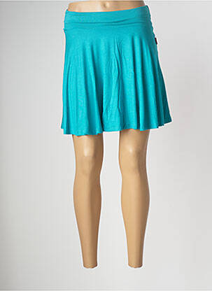 Jupe courte coupe évasée bleu SMASH WEAR femme