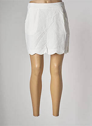 Jupe courte poches beige LA PETITE ETOILE femme