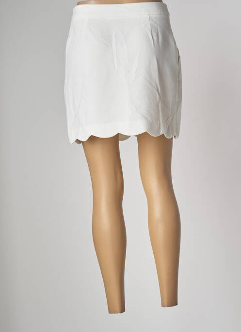 Jupe courte beige LA PETITE ETOILE pour femme