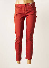 Pantalon 7/8 stretch taille basse orange R NINETY FIFTH femme